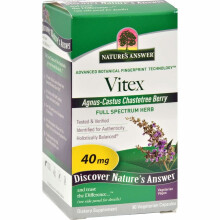 Nature's Answer, Vitex, Baie de Gattilier Agnus-Castus, 40 mg, 90 Capsules Végétariennes