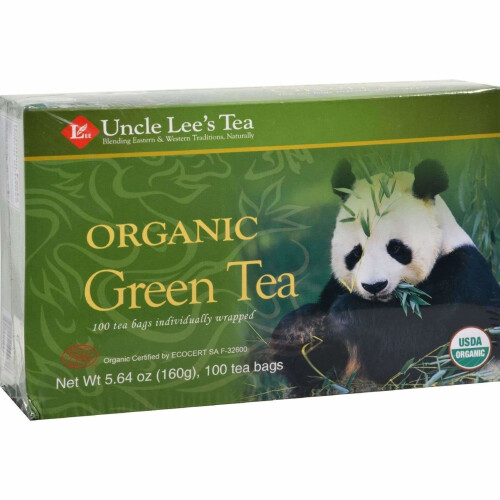 Uncle Lee's Tea, Bio-Grüntee, 100 Teebeutel, 5,64 Unzen (160 g)