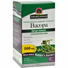 Nature's Answer, Bacopa, 500 mg, 90 Capsules Végétariennes