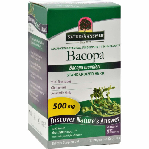 Nature's Answer, Bacopa, 500 mg, 90 Capsules Végétariennes