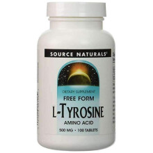 Source Naturals, L-Tyrosine, 500 mg, 100 Comprimés