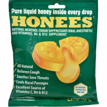 Honees, Honig Menthol Eukalyptus Bonbons, 20 King Size Bonbons, 3,5 oz (100 g)