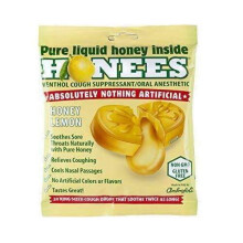 Honees, Honig Zitrone Menthol Eukalyptus Hustenbonbons, 20 King Size Bonbons, 3,5 oz (100 g)