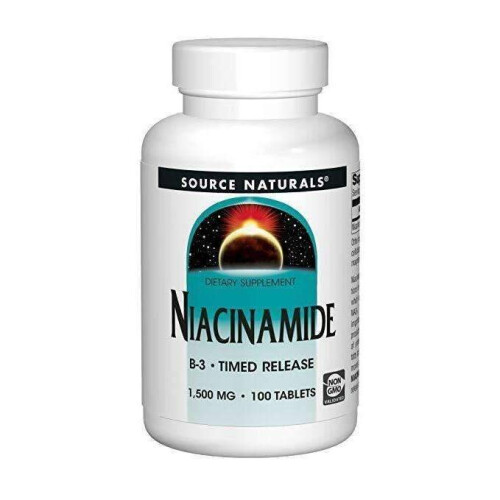 Source Naturals Niacinamide 1500 Mg 100 Tablet