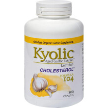 Kyolic, Aged Garlic Extract mit Lecithin, Cholesterin-Formel 104, 300 Kapseln
