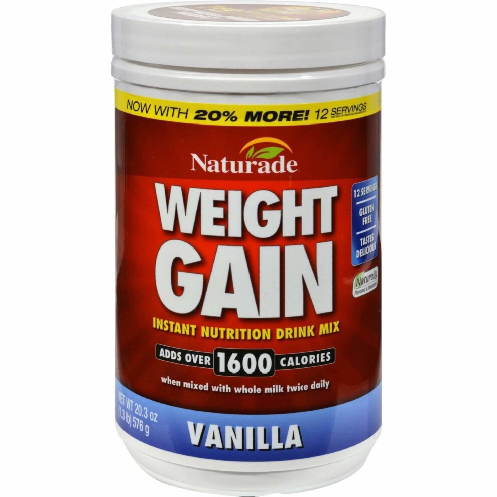 Naturade Weight Gain Vanilla - 20.3 Oz 