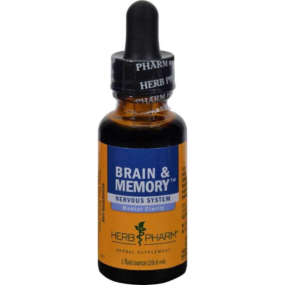 Herb Pharm Brain And Memory Tonic Compound - 1 Oz