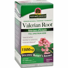 Nature's Answer, Baldrianwurzel, 1.500 mg, 180 Vegetarische Kapseln (500 mg pro Kapsel)
