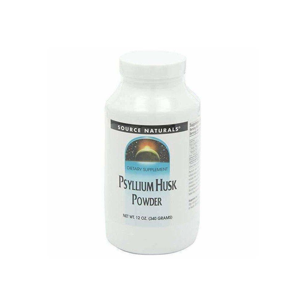 Source Naturals Psyllium Husk Powder, 12 Oz