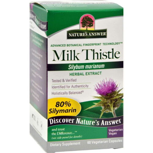 Nature's Answer, Chardon-Marie, 60 Capsules Végétariennes