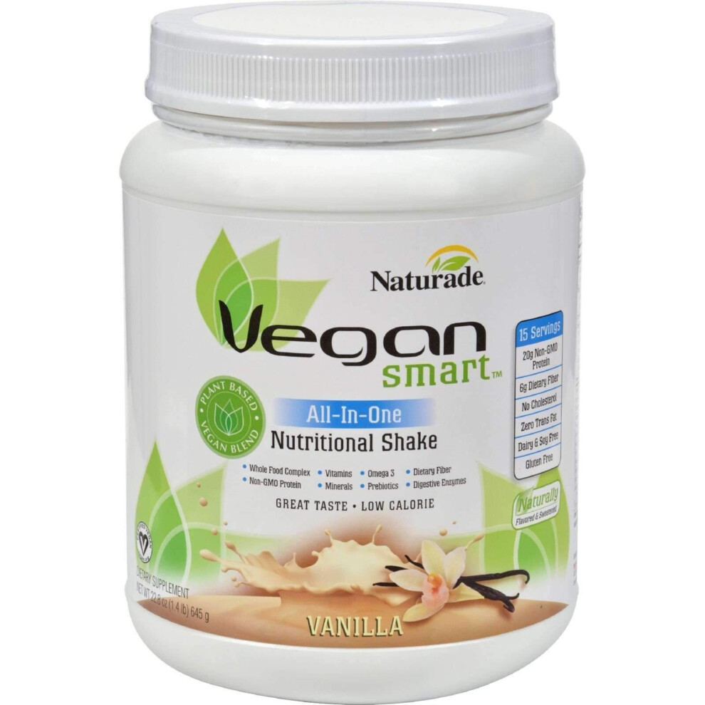 Naturade All-In-One Vegan Vanilla Shake - 22.75 Oz