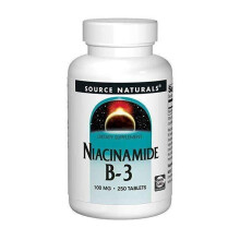 Source Naturals, Niacinamid B-3, 100 mg, 250 Tabletten