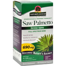 Nature's Answer, Sägepalme, Standardisiert, 690 mg, 120 Vegetarische Kapseln