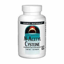 Source Naturals, N-Acétyl Cystéine, 1 000 mg, 120 Comprimés
