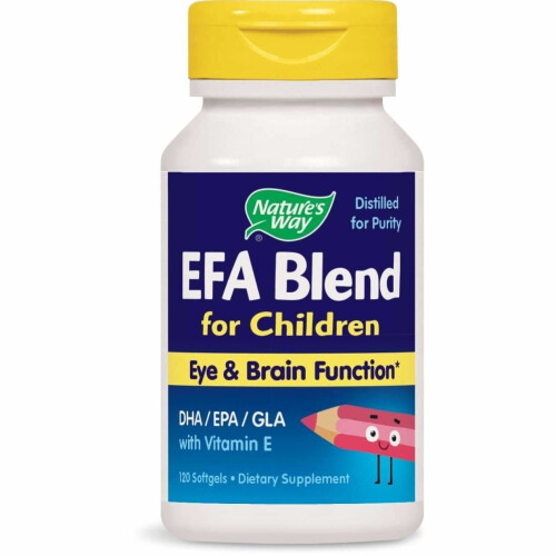 Nature's Way, EFA-Mischung für Kinder, 120 Weichkapseln