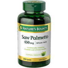 Nature's Bounty, Sägepalme, 450 mg, 250 Kapseln