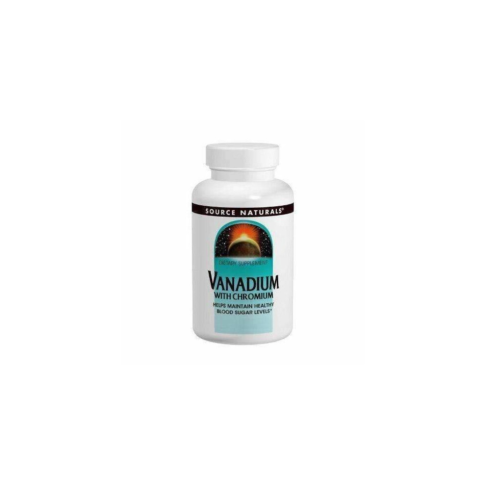 Source Naturals Vanadium With Chromium 90 Tablet
