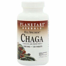 Planetary Herbals, Chaga Spectre Complet‚Ñ, 1 000 mg, 120 Comprimés