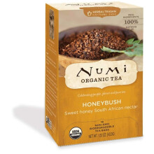 Numi Tea, Teasan aux Herbes Biologique, Honeybush, Sans Caféine, 18 Sachets de Thé, 1,52 oz (43,2 g)