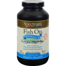 Spectrum Essentials Softgels Fish Oil Omega-3 1000 mg 250 Count