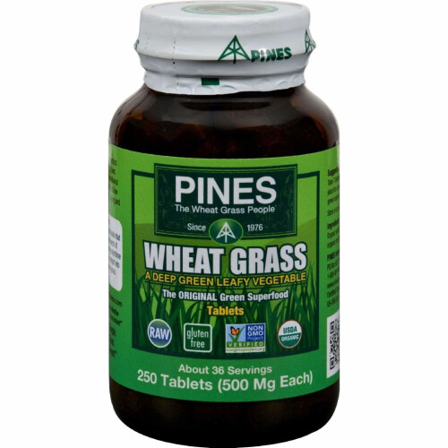 Pines International, Weizengras, 500 mg, 250 Tabletten
