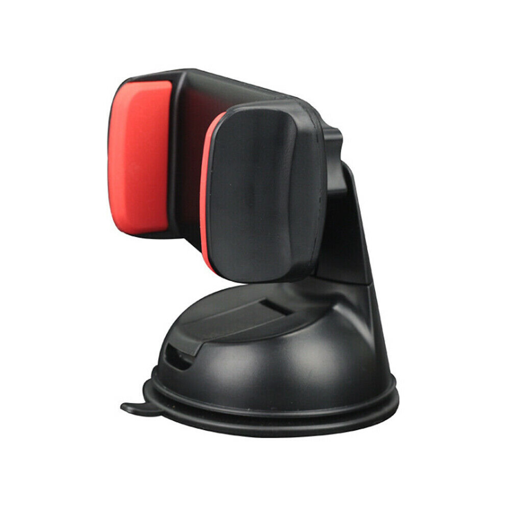 ( / Red) 360Â¡Ã£ In Car Mobile Phone Holder Universal Mount Windscreen Dashboard Suction Home Black/Red 762540026246