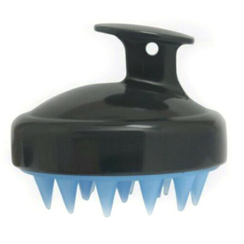(Black) Silicone Shower & Scalp Massage Brush