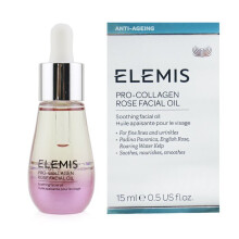 Elemis Pro-Collagen Rose Facial Oil 15ml – Ultra-light, non-greasy nourish with Rose, Rosehip, Jojoba & Coconut for hydration, glow & smoother skin