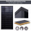 Homcom HOMCOM CD DVD Media Storage Shelves Display Shelf Racks Wooden Frame Black 6