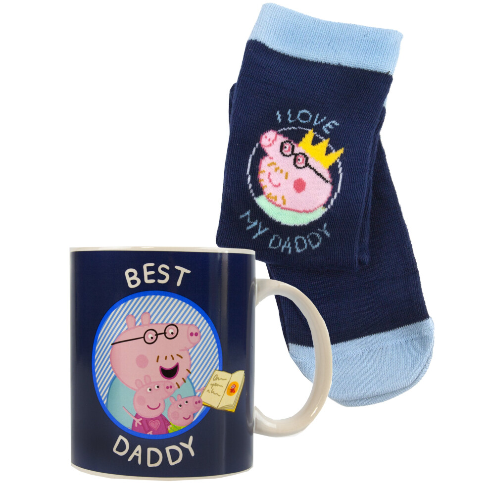 Peppa Pig Best Daddy Mug & Sock Set