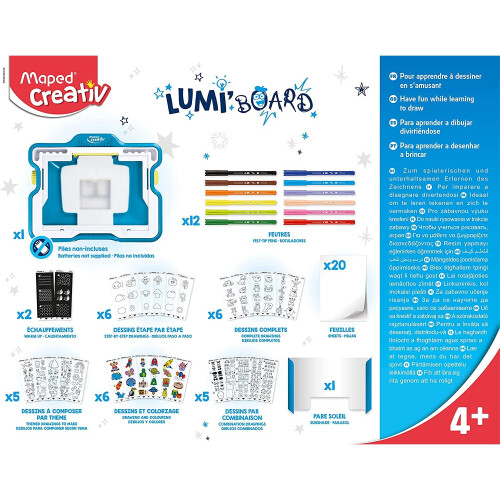 Creativ. Lumi Board oplyst tavle. 1