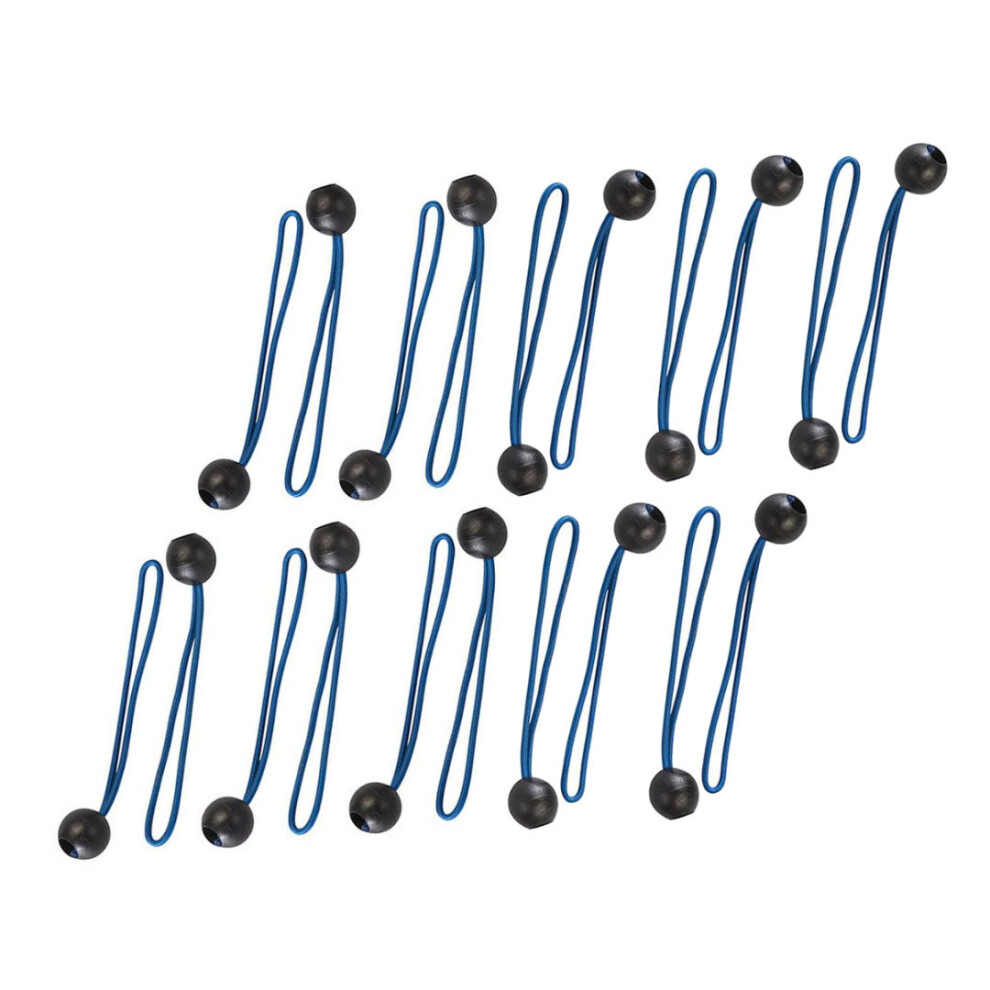 Silverline Tarpaulin Bungees 20Pk Ball Shock Elastic Bungee Tie Loop Cord 2X237045