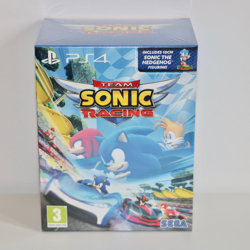 Team Sonic Racing - Sony PS4 Game - Special Edition With Figure