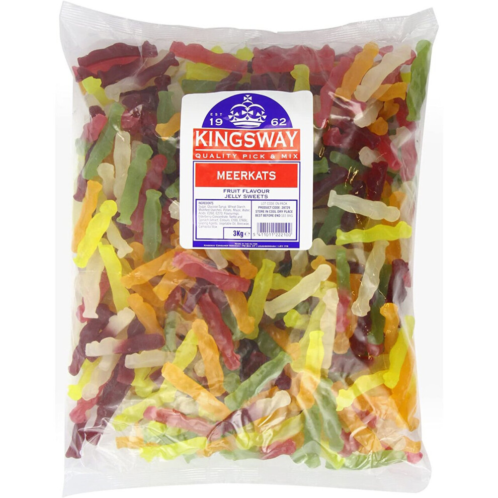 Kingsway Meerkats Sweet Jelly Gums 3kg