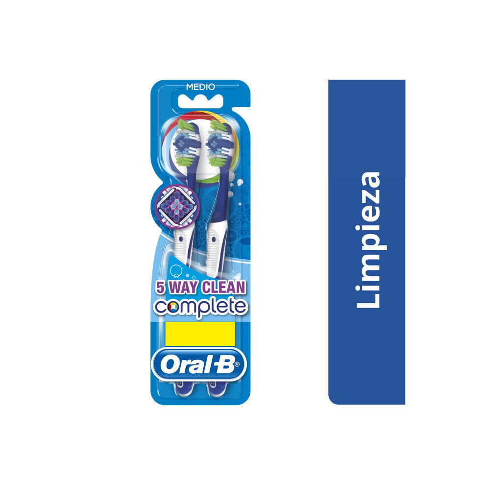 Oral-B Complete Toothbrush Medium 2 Units-image-OPC-P5VS8WD-NEW