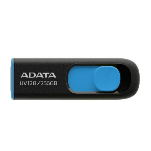 ADATA Scheda di memoria - ADATA - AUV128 - 256 Go - USB 3.0 - Nero/Blu