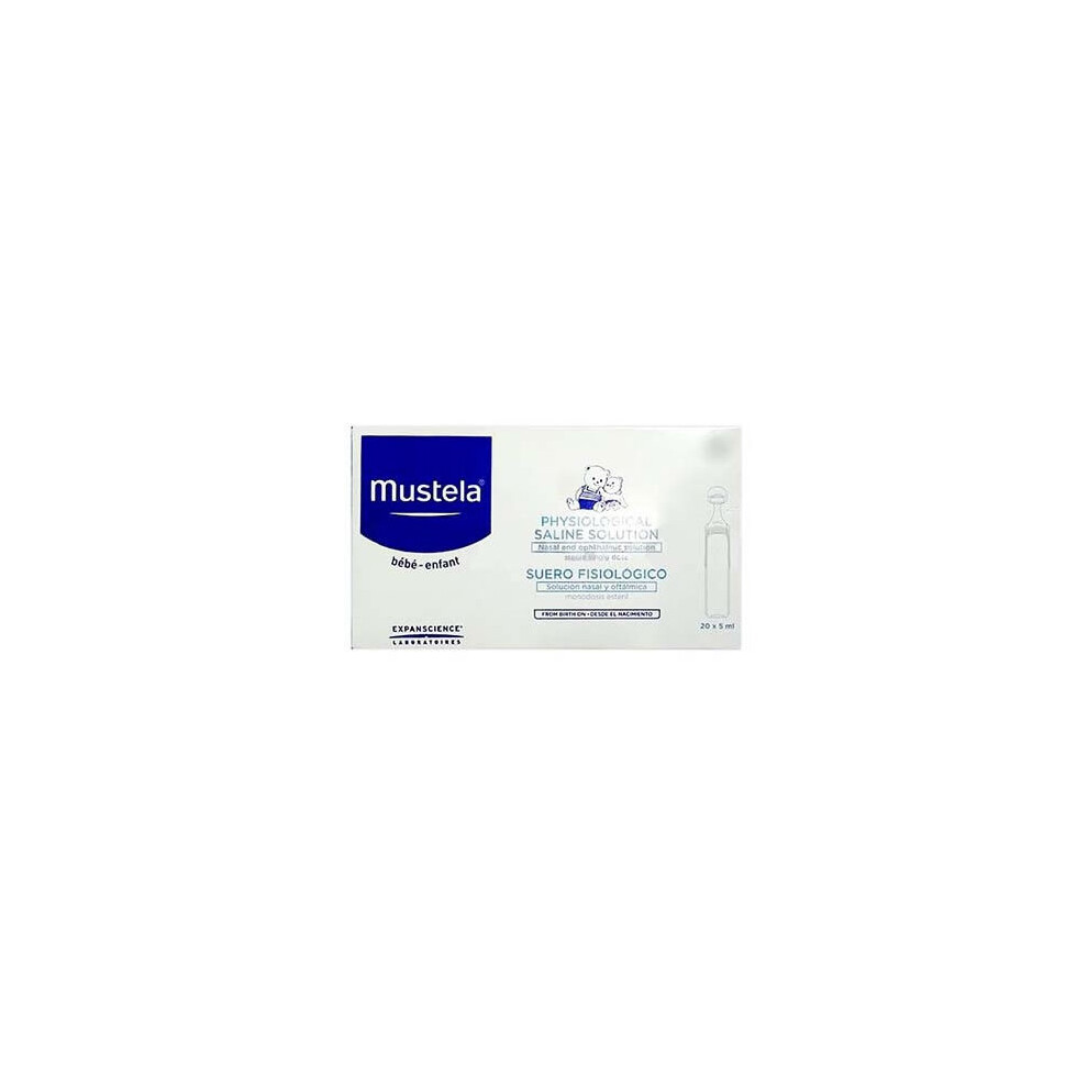 Mustela B??b?? Saline Solution Eye And Nasal Drops Sterile 20x5ml