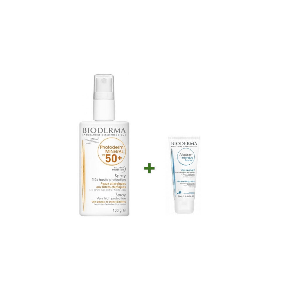 Bioderma Pack Photoderm Mineral Spf50 100ml + Atoderm Intensive Baume 75ml