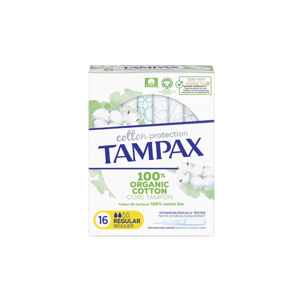 Tampax Organic Regular Tampon 16 Units