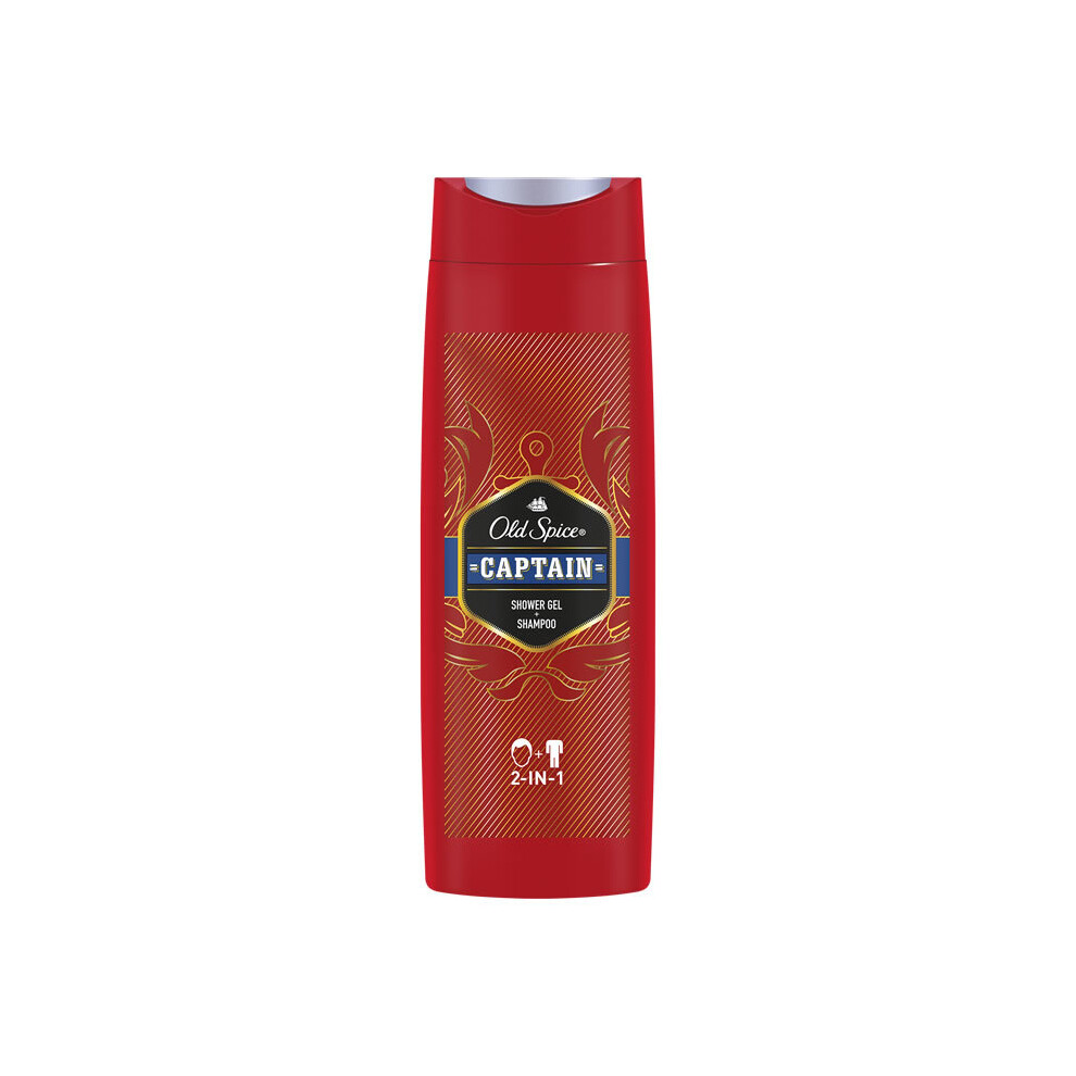 Old Spice Captain Shower Gel & Shampoo 400ml