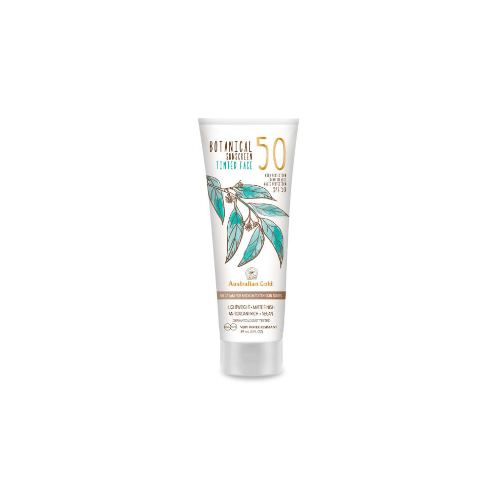 Botanical Tinted Face BB Cream Spf50 Medium Tan 88ml