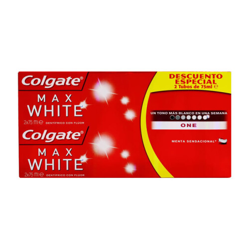 Colgate Colgate Max White One Toothpaste 2x75ml