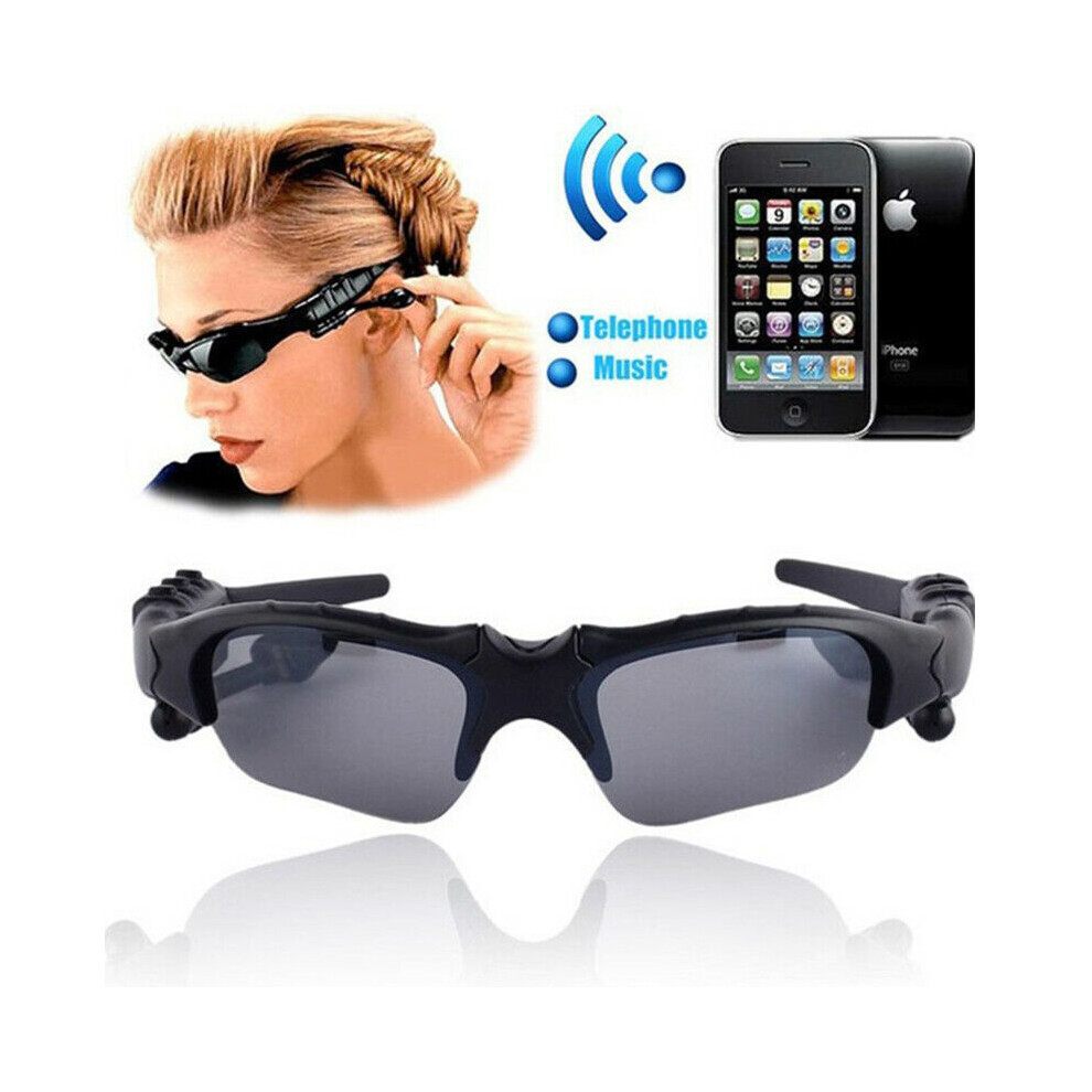 Wireless Bluetooth Sunglasses Headset Outdoor Sports Glasses Stereo Music