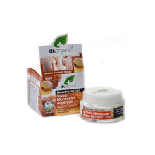 Dr. Organic Marockansk Argan Olja Nattkräm | Närande Behandling för Normal till Torr Hy, Vegansk, Naturlig, Ekologisk