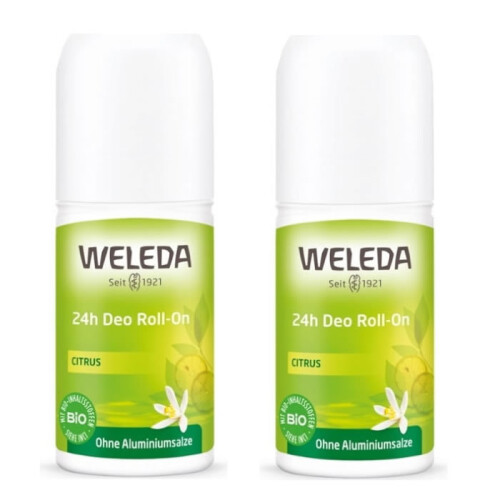 Weleda Weleda 24h Deodorant Citrus Roll-On 2x50ml