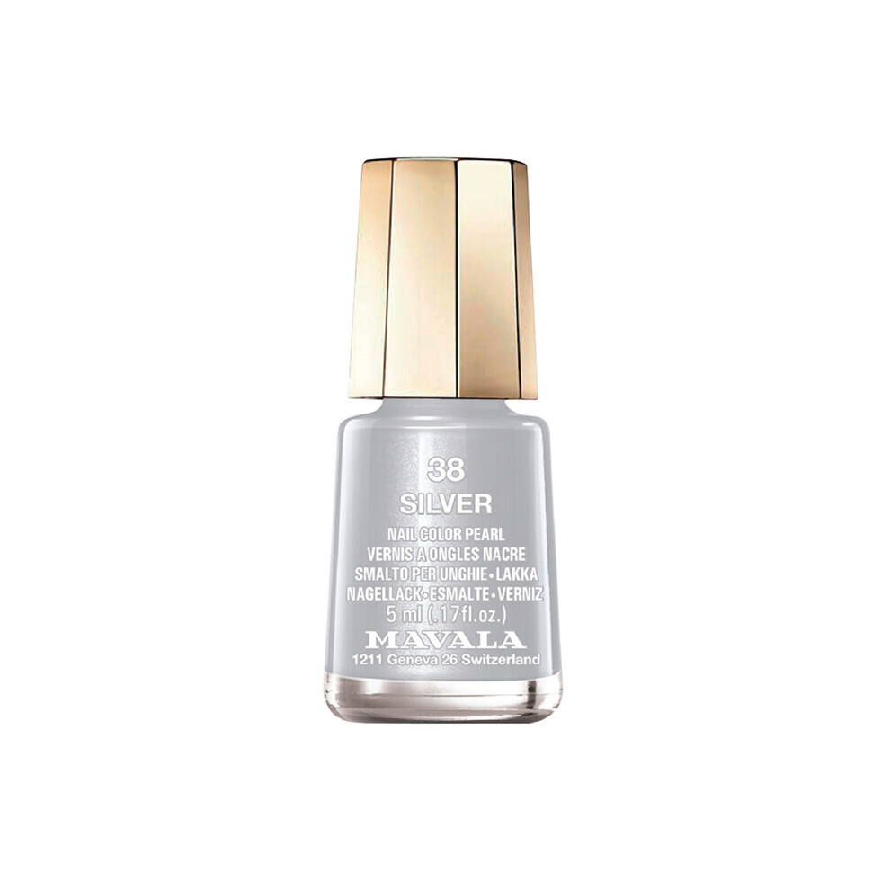 Mavala Nail Polish 38 Silver 5ml