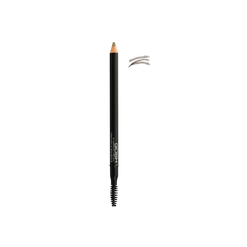 Gosh Brown,Grey Eyebrow Pencil - Grey Brown