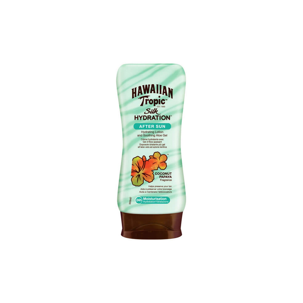 Hawaiian Tropic Silk Hydration Aftersun Aloe Vera Coconut Papaya 200Ml