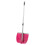 URBN Living (Pink) Long-Handled Dustpan & Soft Brush Set 4