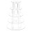 Displaypro 5-Tier Acrylic Cake Display Stand Cupcake Party Holder 7